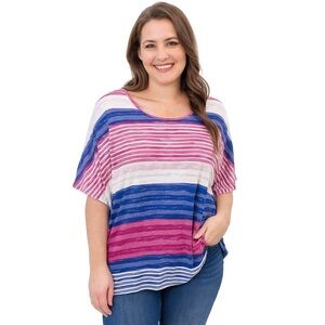 Coldwater Creek Striped Top, Size 8